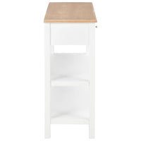 Thumbnail for Sideboard Weiß 110×35×80 cm MDF