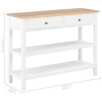 Thumbnail for Sideboard Weiß 110×35×80 cm MDF