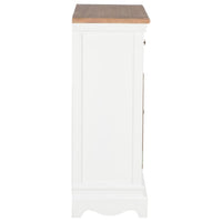 Thumbnail for Sideboard Weiß 60x30x80 cm Massivholz