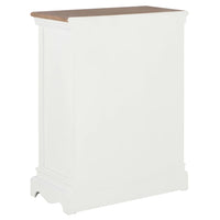 Thumbnail for Sideboard Weiß 60x30x80 cm Massivholz