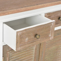 Thumbnail for Sideboard Weiß 60x30x80 cm Massivholz