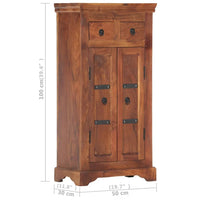 Thumbnail for Sideboard 50×30×100 cm Massivholz Akazie