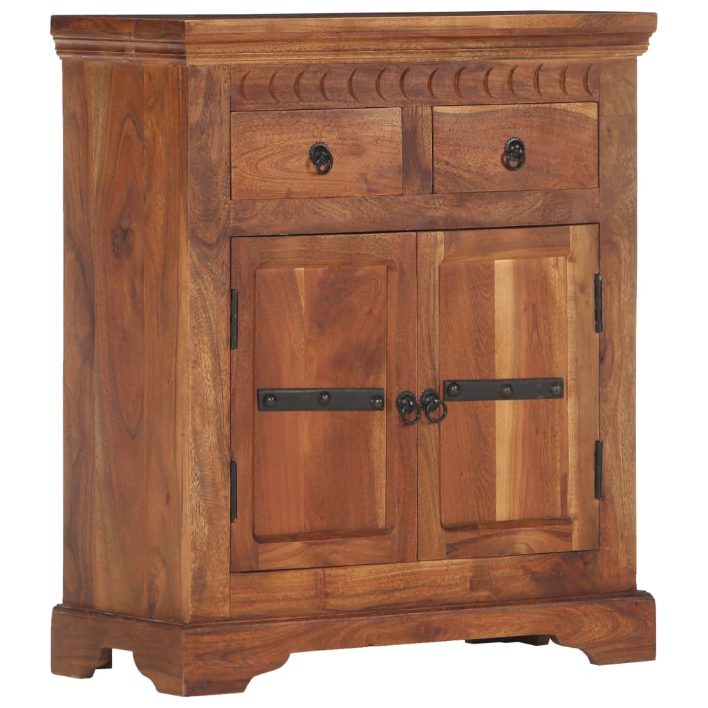 Sideboard 63x30x75 cm Massivholz Akazie
