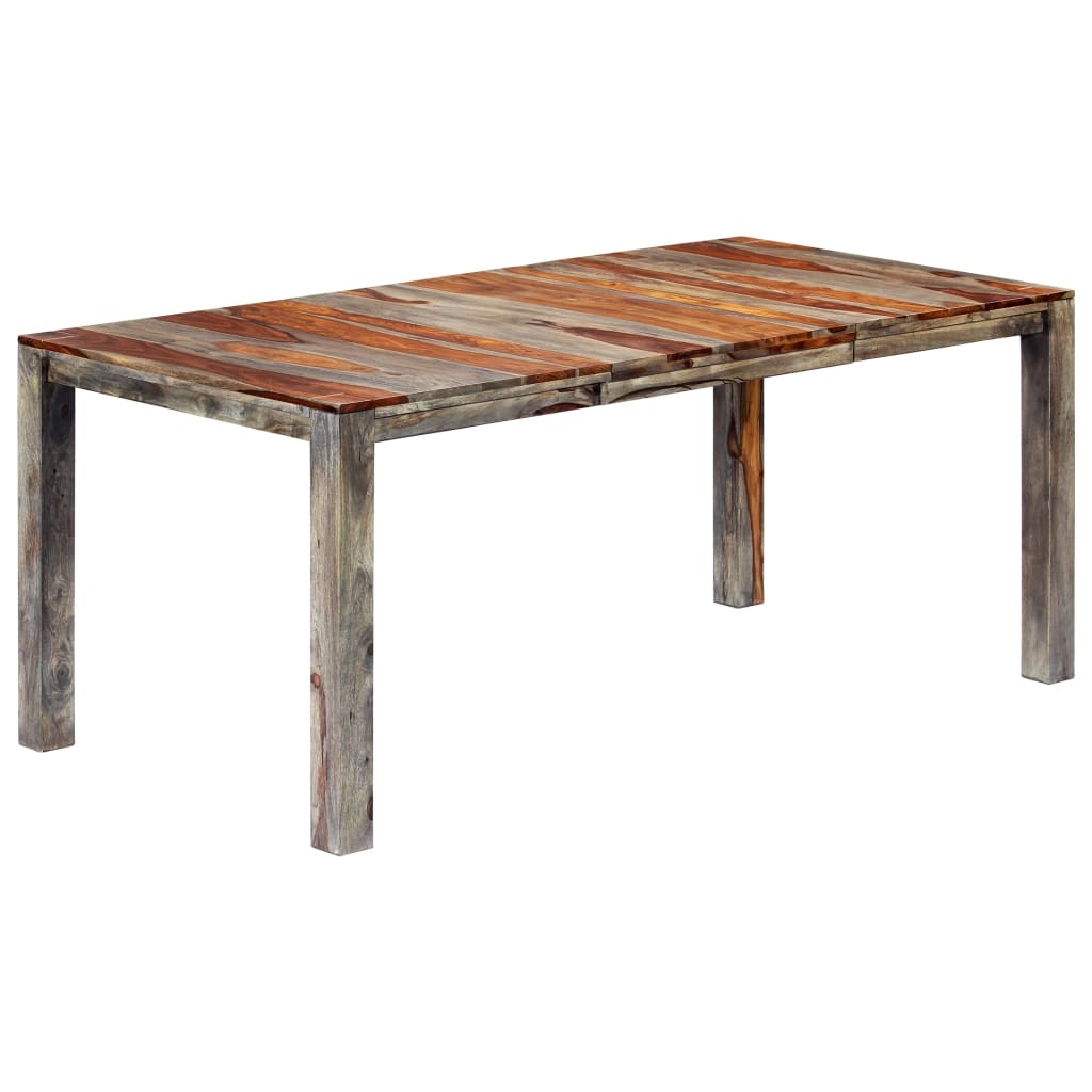 Esstisch Grau 180 x 90 x 76 cm Massivholz