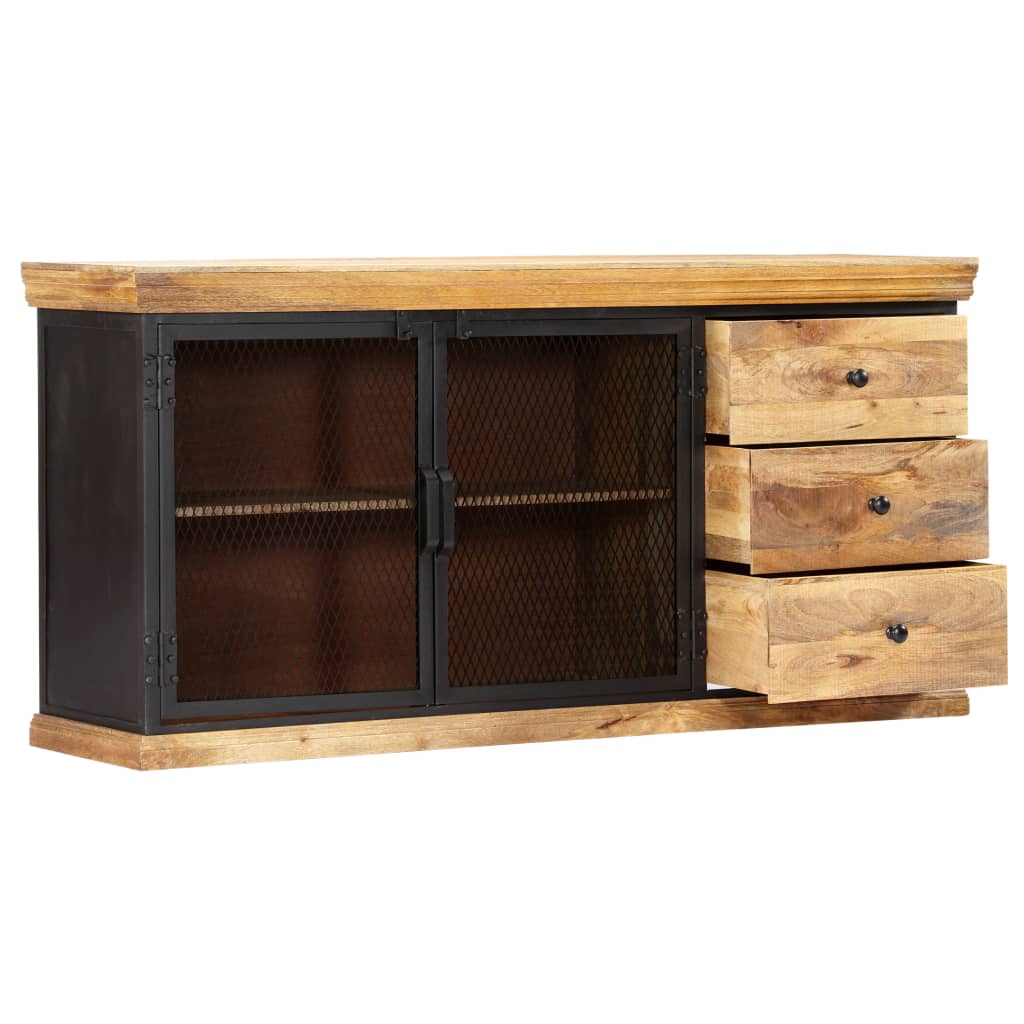 Sideboard 150x40x75 cm Massivholz Mango