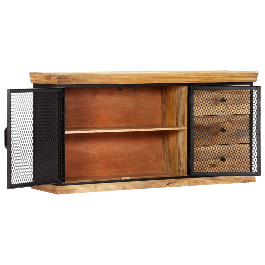 Sideboard 150x40x75 cm Massivholz Mango