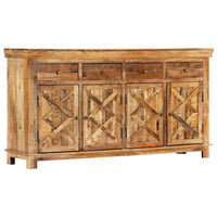 Thumbnail for Sideboard mit 4 Schubladen 160x40x85 cm Massivholz Mango