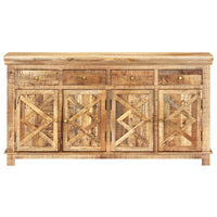 Thumbnail for Sideboard mit 4 Schubladen 160x40x85 cm Massivholz Mango