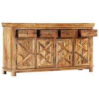 Thumbnail for Sideboard mit 4 Schubladen 160x40x85 cm Massivholz Mango