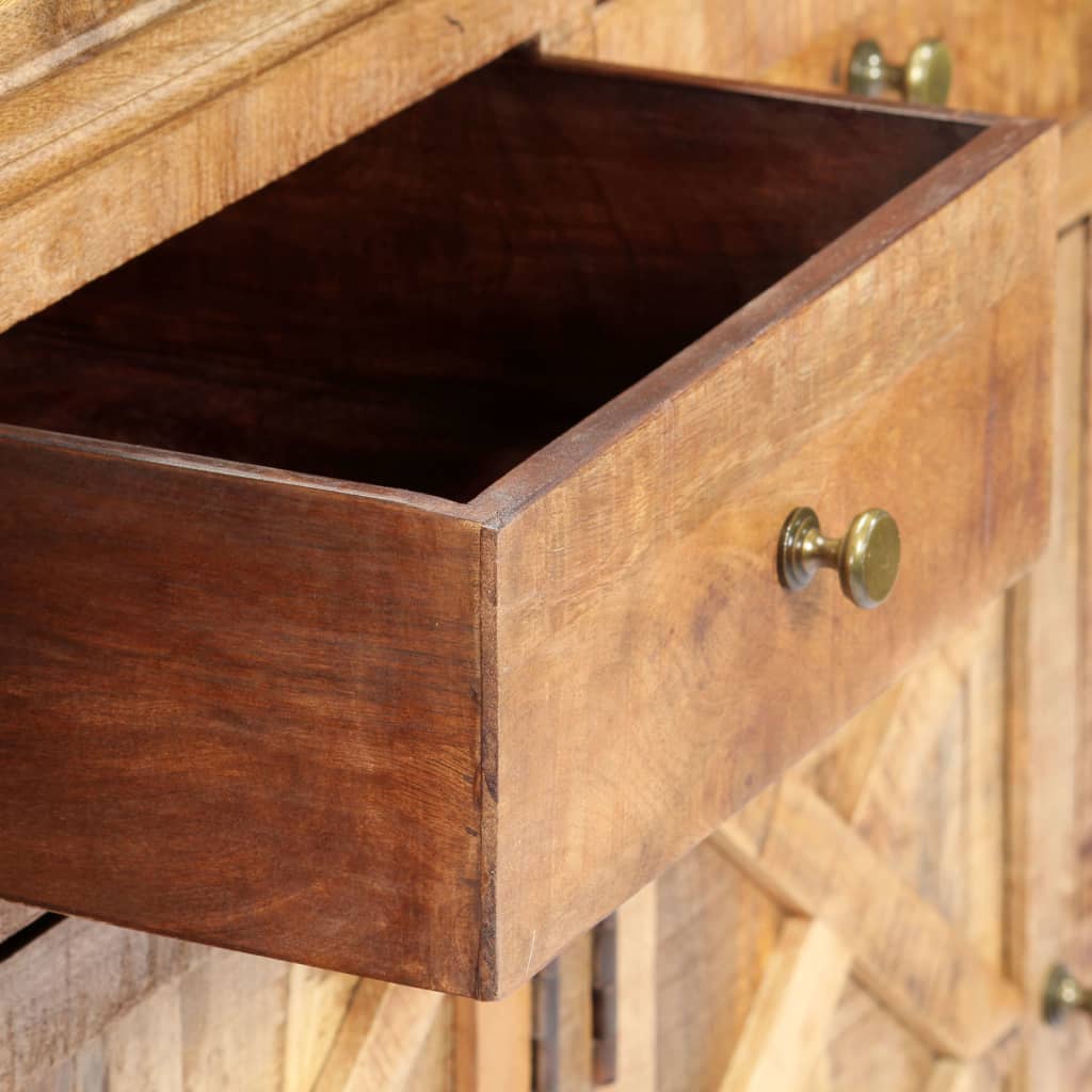 Sideboard mit 4 Schubladen 160x40x85 cm Massivholz Mango