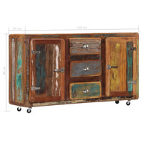 Thumbnail for Sideboard 150x43x86 cm Altholz Massiv