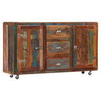 Thumbnail for Sideboard 150x43x86 cm Altholz Massiv