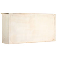 Thumbnail for Sideboard Weiß 160x40x80 cm Massivholz Mango