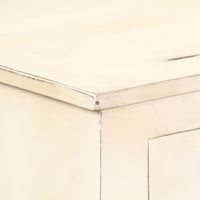 Thumbnail for Sideboard Weiß 160x40x80 cm Massivholz Mango