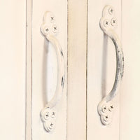 Thumbnail for Sideboard Weiß 160x40x80 cm Massivholz Mango