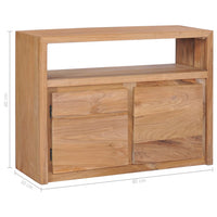 Thumbnail for Sideboard 80x30x60 cm Massivholz Teak