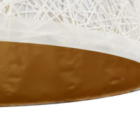 Thumbnail for Pendelleuchte Weiß und Golden Ø50 cm E27