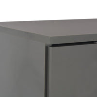 Thumbnail for Sideboard Hochglanz-Grau 71x35x80 cm Holzwerkstoff