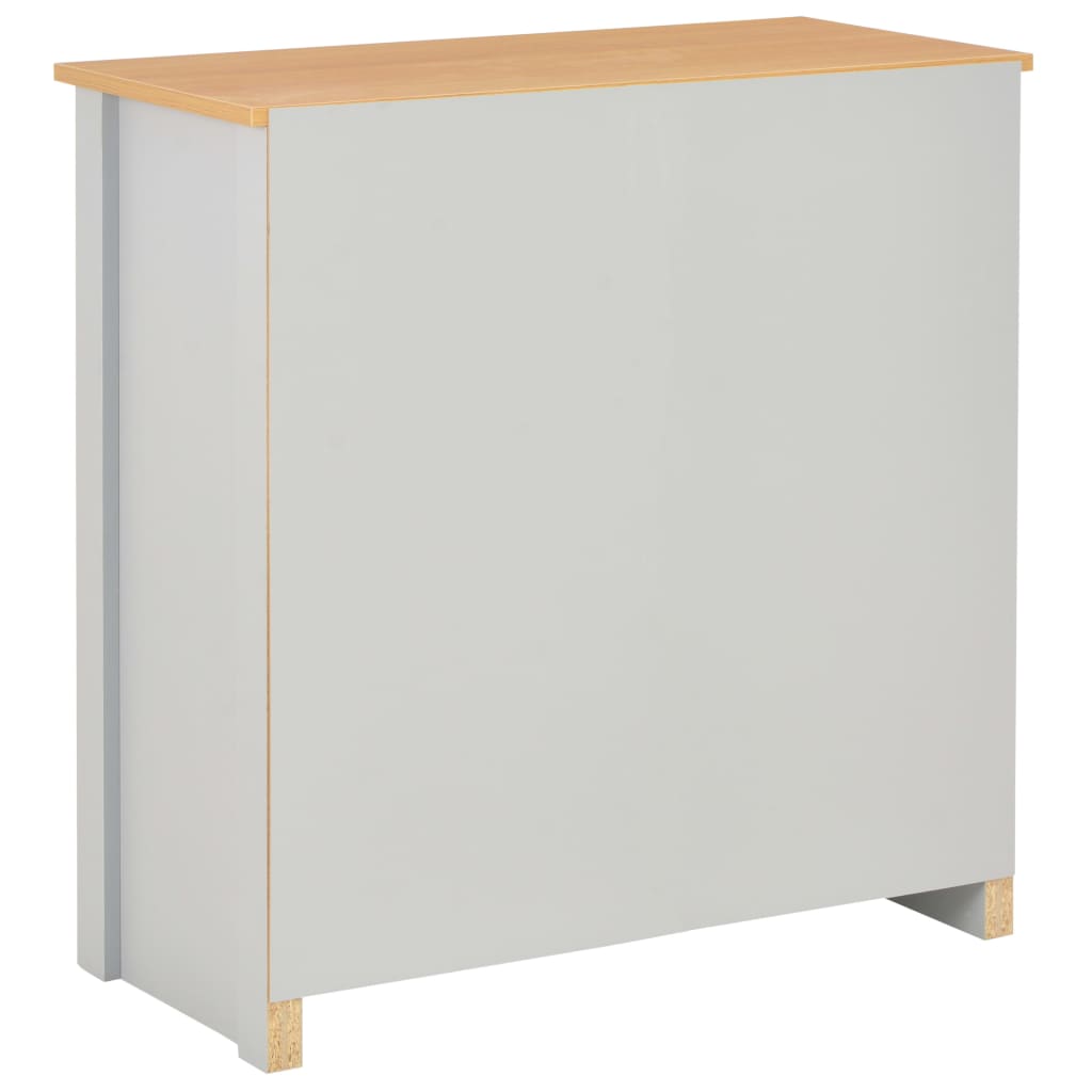 Sideboard Grau vidaXL Sideboard Grau 79 x 35 x 81 cm