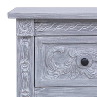 Thumbnail for Sideboard mit 2 Schubladen 90 x 30 x 60 cm Massivholz Mahagoni