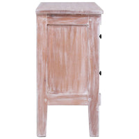 Thumbnail for Sideboard mit 2 Schubladen 90 x 30 x 60 cm Massivholz Mahagoni
