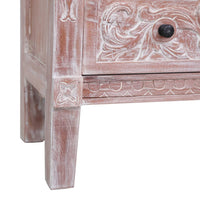 Thumbnail for Sideboard mit 2 Schubladen 90 x 30 x 60 cm Massivholz Mahagoni