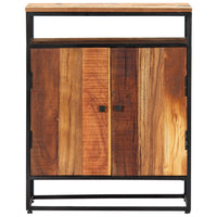 Thumbnail for Beistellschrank 60x35x76 cm Massives Altholz und Stahl