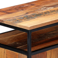 Thumbnail for Beistellschrank 60x35x76 cm Massives Altholz und Stahl