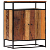 Thumbnail for Beistellschrank 60x35x76 cm Massives Altholz und Stahl
