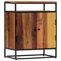 Thumbnail for Beistellschrank 60x35x76 cm Massives Altholz und Stahl