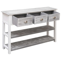 Thumbnail for Sideboard Antik-Grau 115x30x76 cm Holz