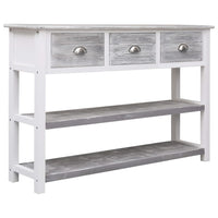 Thumbnail for Sideboard Antik-Grau 115x30x76 cm Holz