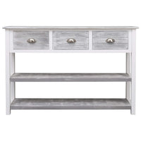 Thumbnail for Sideboard Antik-Grau 115x30x76 cm Holz
