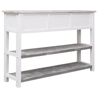 Thumbnail for Sideboard Antik-Grau 115x30x76 cm Holz