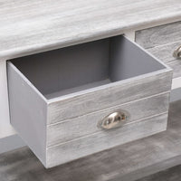 Thumbnail for Sideboard Antik-Grau 115x30x76 cm Holz