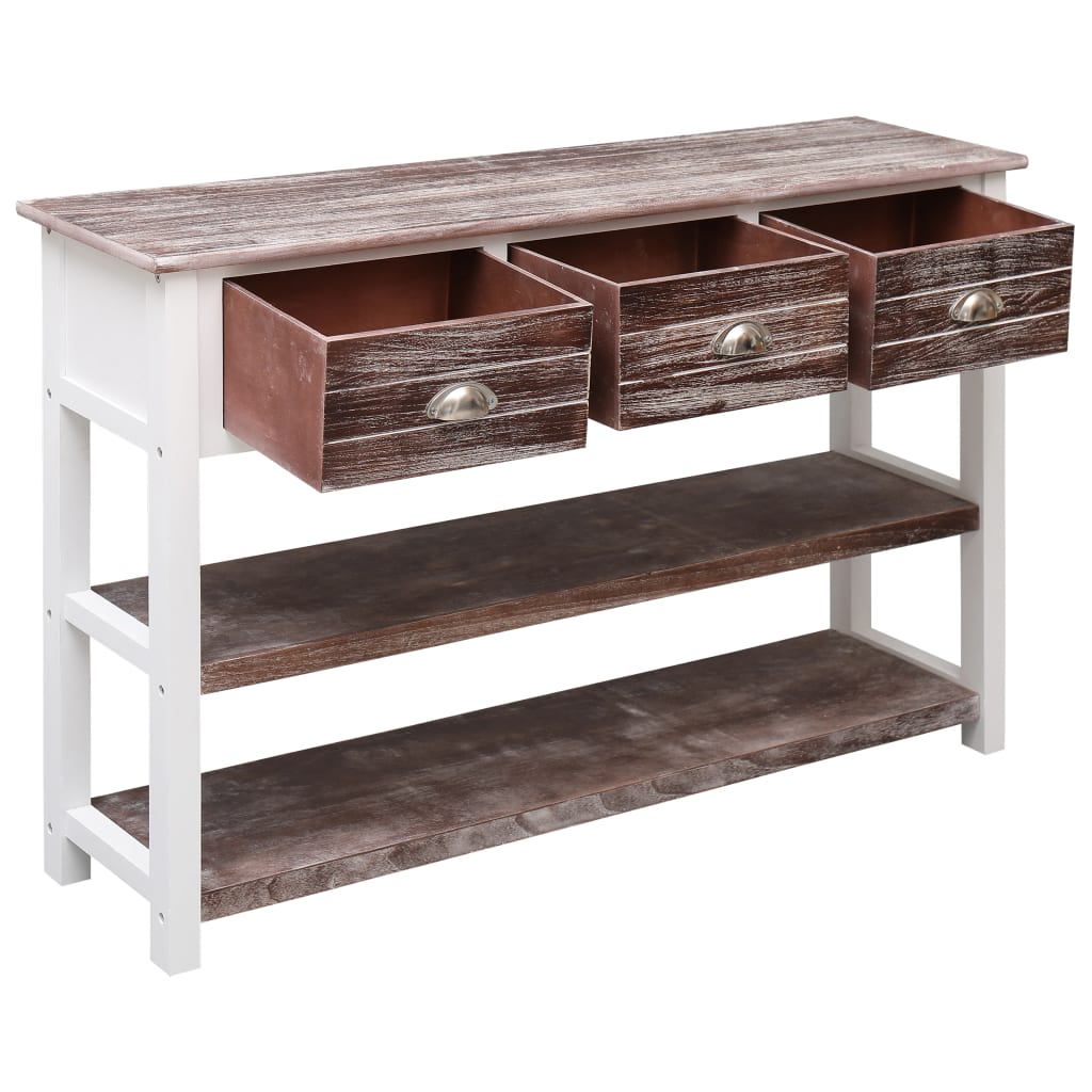 Sideboard Antik-Braun 115x30x76 cm Holz