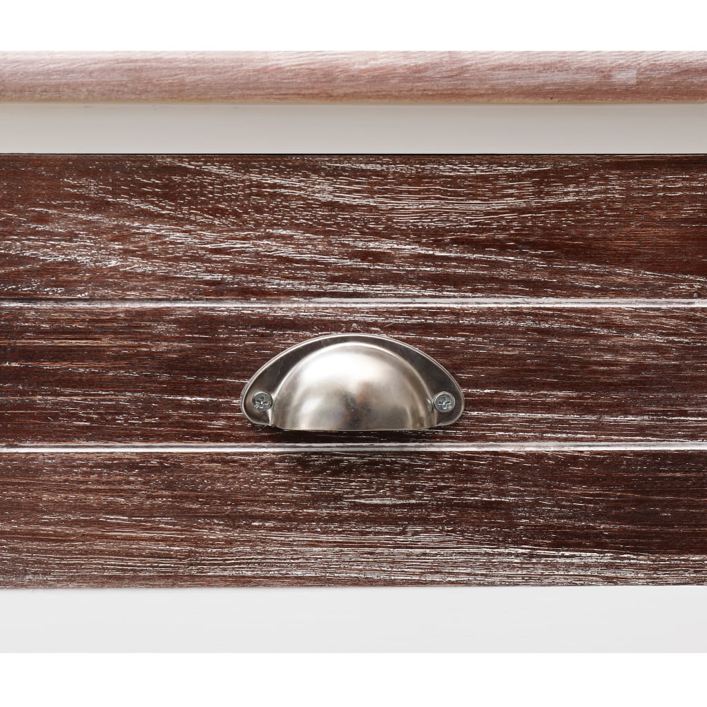 Sideboard Antik-Braun 115x30x76 cm Holz