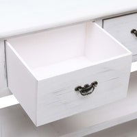 Thumbnail for Sideboard Antik-Weiß 115x30x76 cm Holz