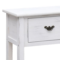 Thumbnail for Sideboard Antik-Weiß 115x30x76 cm Holz