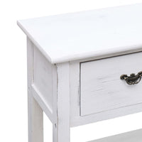 Thumbnail for Sideboard Antik-Weiß 115x30x76 cm Holz