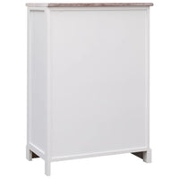 Thumbnail for Sideboard mit 10 Schubladen Braun 113x30x79 cm Holz
