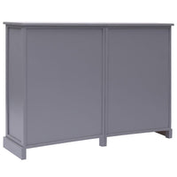 Thumbnail for Sideboard mit 10 Schubladen Grau 113x30x79 cm Holz