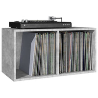 Thumbnail for Schallplatten-Aufbewahrungsbox Betongrau 71x34x36 cm