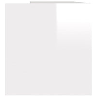 Thumbnail for Schallplatten-Aufbewahrungsbox Hochglanz-Weiß 71x34x36 cm