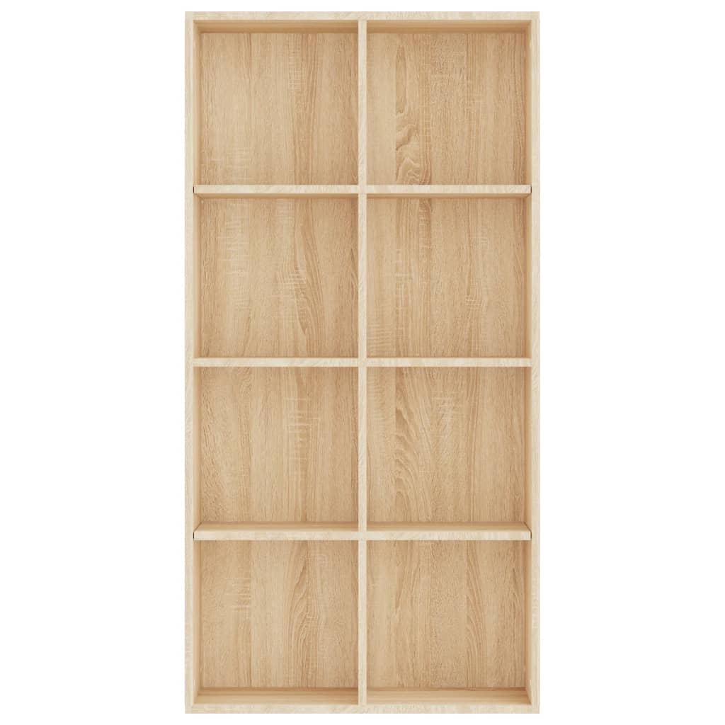 Bücherregal/Sideboard Sonoma-Eiche 66×30×130 cm Holzwerkstoff