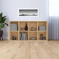 Thumbnail for Bücherregal/Sideboard Sonoma-Eiche 66×30×130 cm Holzwerkstoff