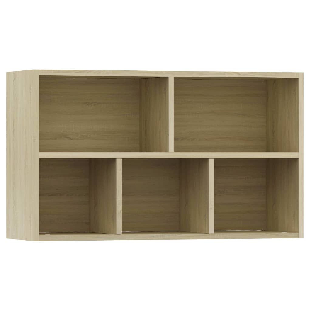 Bücherregal/Sideboard Sonoma Eiche 50x25x80 cm Holzwerkstoff