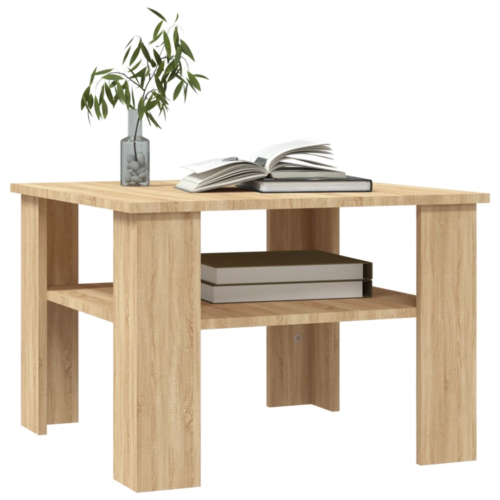 Couchtisch Sonoma-Eiche 60x60x42 cm Holzwerkstoff