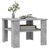 Thumbnail for Couchtisch Betongrau 60x60x42 cm Holzwerkstoff