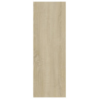 Thumbnail for Bücherregal/Sideboard Weiß und Sonoma-Eiche 66x30x98 cm